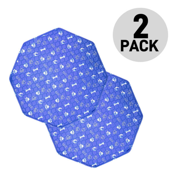 2PCS Washable Dog Pee Pad Blanket Reusable Pet Cat Dog Sleep Play Bed Mat Large Size Anti Slip Training Pads Octagonal Cage Mats - Image 11