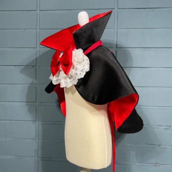 Halloween Pet Cosplay Vampire Cloak for Small Medium Dog Cat Puppy Costumes Kawaii Pet Christmas Festival Outfits - Image 3