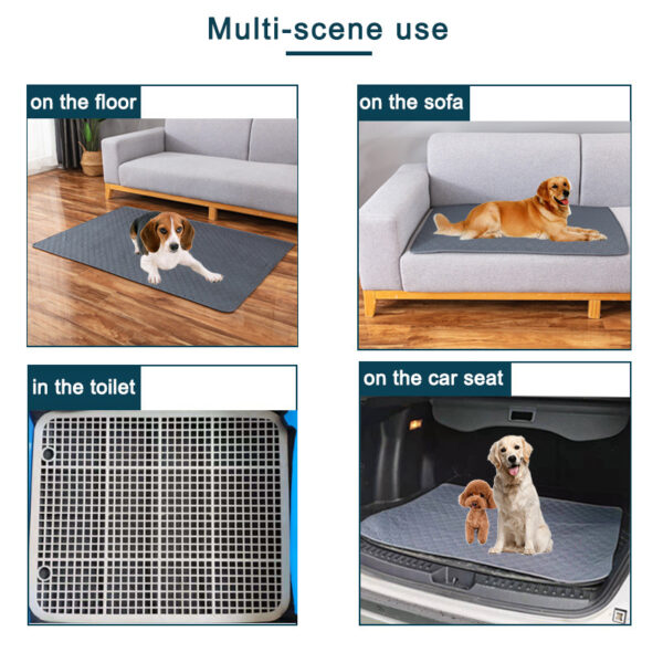 Reusable Dog Pee Pad Blanket Absorbent Diaper Washable Puppy Training Pad Pet Bed Urine Mat for Pet Car Seat Cover Pet Supplies - Image 4