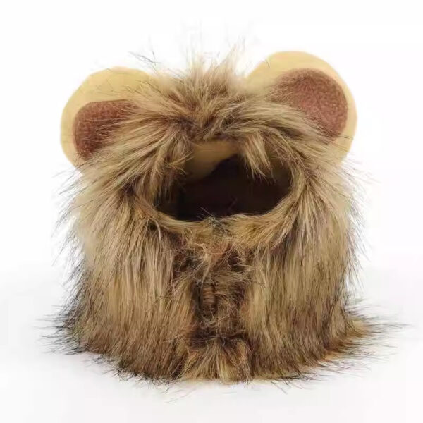 Cat Cosplay Dress Up Pet Hat Lion Mane for Cat Puppy Lion Wig Costume Party Decoration Halloween Christmas GatosPet Supplies - Image 8