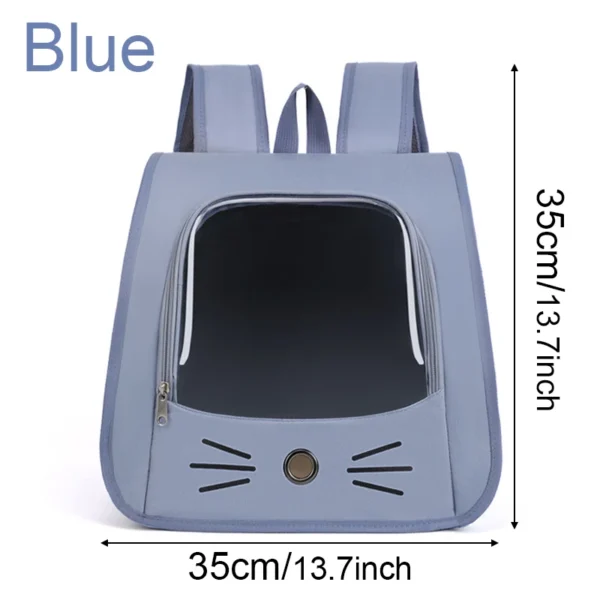 Transparent Pet Supplies Cat Carrier Bag Portable Travel Outdoor Backpack for Cats Small Dogs Breathable Carrying Pet Supplies - Image 7