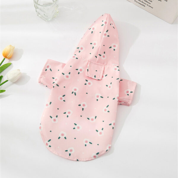 Cartoon Printed Dog Raincoat for Small Dogs Waterproof Pet Clothes Poodle Puppy Pomeranian Raincoats chubasquero para perros - Image 7