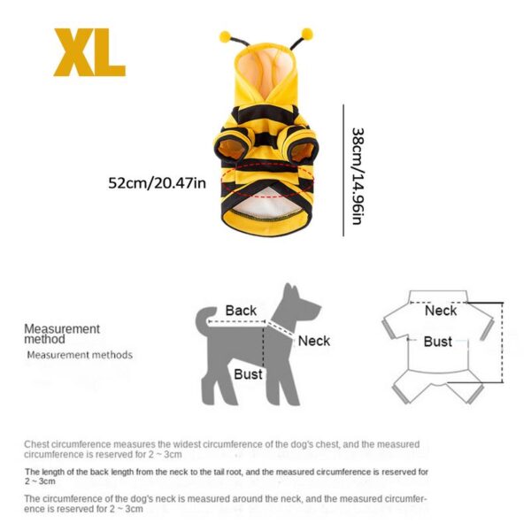 Cat Bee Costume Soft Cat Holiday Cosplay Warm Clothes Pet Bee Halloween Hoodies Autumn Winter Warmth Clothes for Pet Accessories - Image 6
