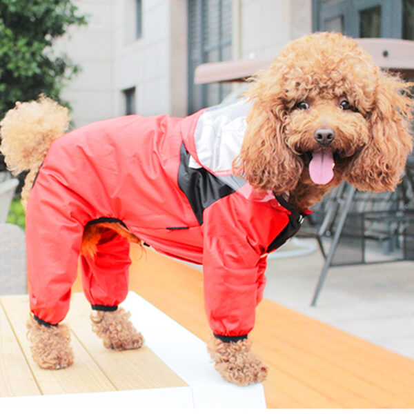 Pet Dog Raincoat The Dog Face Pet Clothes Jumpsuit Waterproof Dog Jacket Dogs Water Resistant Clothes for Dogs Pet Coat - Image 9