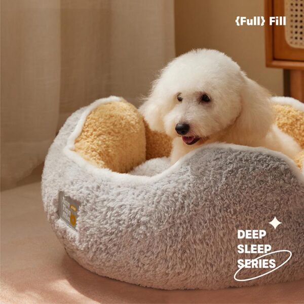 Super Cat Bed Warm Sleeping Cat Nest Soft Long Plush Best Pet Dog Bed for Dogs Basket Cushion Cat Bed Cat Mat Animals Sleeping - Image 3
