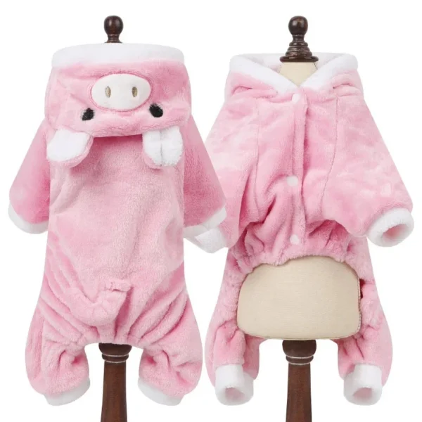 Thickened Warm Dog Clothes Pet Clothes for Small Medium Dogs Chihuahua Teddy Puppy Cat Dinosaur Outfit Pet Dog Hoodies - Image 7