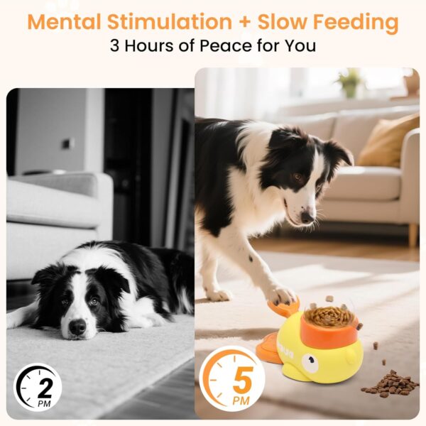 Interactive Puzzle Dog Toys Anti-slip Food Treat Dispenser Toy Cartoon Duck Mental Stimulation Slow Feeder for Dogs Anxiety - Image 4