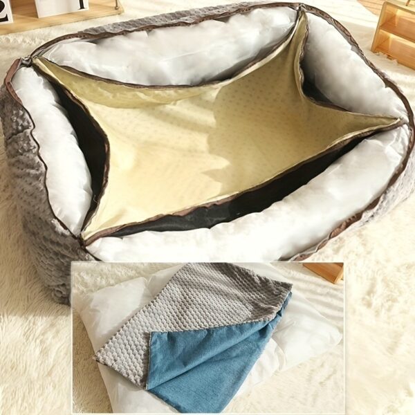 Large Dog Winter Warm Bed  Pet Mat – Extra Large Size for Big Breeds, Also Fits Small Medium Large Dogs - Image 6