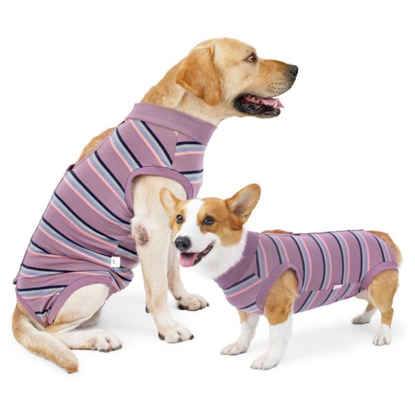 Breathable Dog Surgery Recovery Suit Soft Warm Comfortable Postoperative Clothes Thickened Neuter Anti-Lick Suit - Image 8