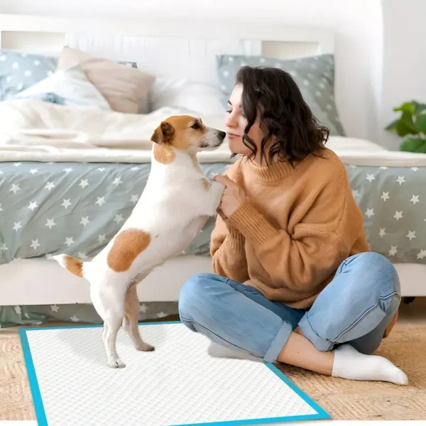 XXL Dog Pee Pads | Various Sizes Of Premium Disposable Dog Training Pads | Super Absorbency | Blue Extra Strength Leak-Proof - Image 5