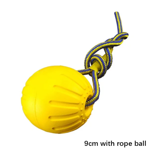 Dog Toy Ball Training Pull Ring Resistant To Biting Grinding Teeth Threading Rope Ball Floating Pet Products Interactive Toy - Image 11
