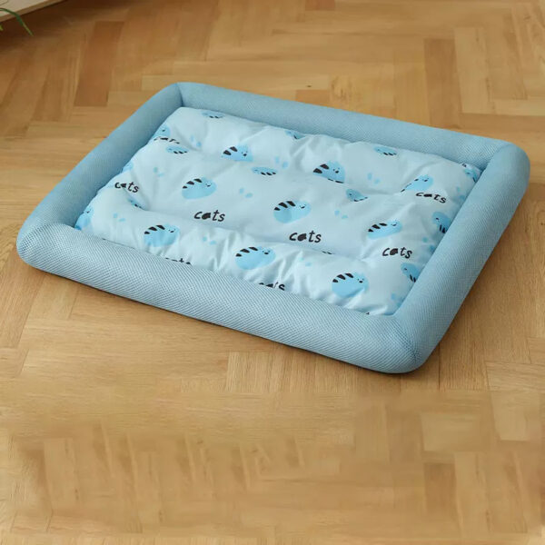 MADDEN  Summer Cooling Pet Cat Bed Cushion Ice Pad Dog Sleeping Square Mat for Puppy Dogs Cats Pet Kennel Top Quality Cool Cold - Image 9