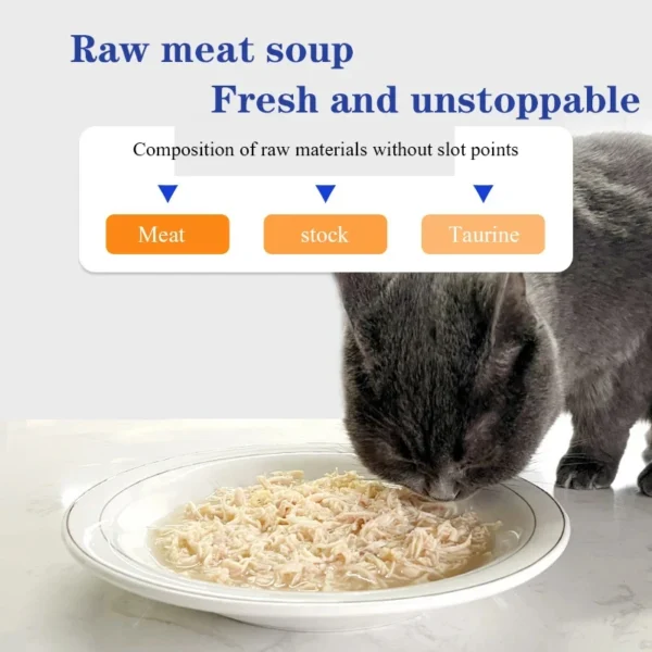 Canned cat wholesale chicken duck hydrating cat cans kitten into cat wet food pet snacks 85g - Image 4