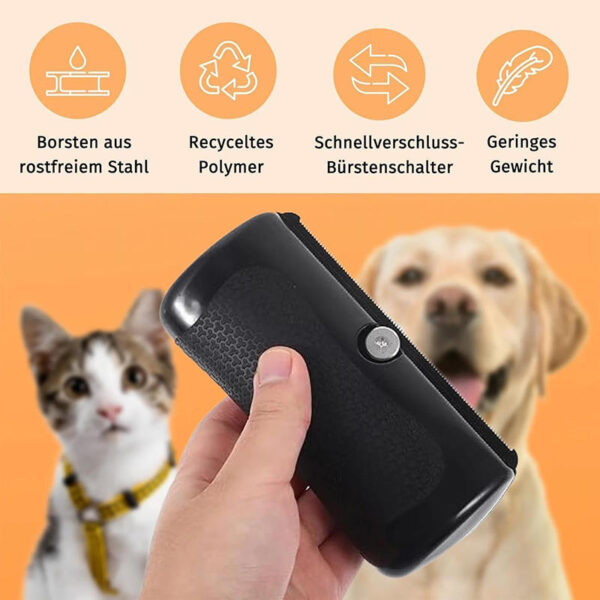 Professional Pet Deshedding Brush Multifunctional Pet Groom Brush Ergonomic Pet Groom Brush Dog Hair Remover Deshedding Tool - Image 5