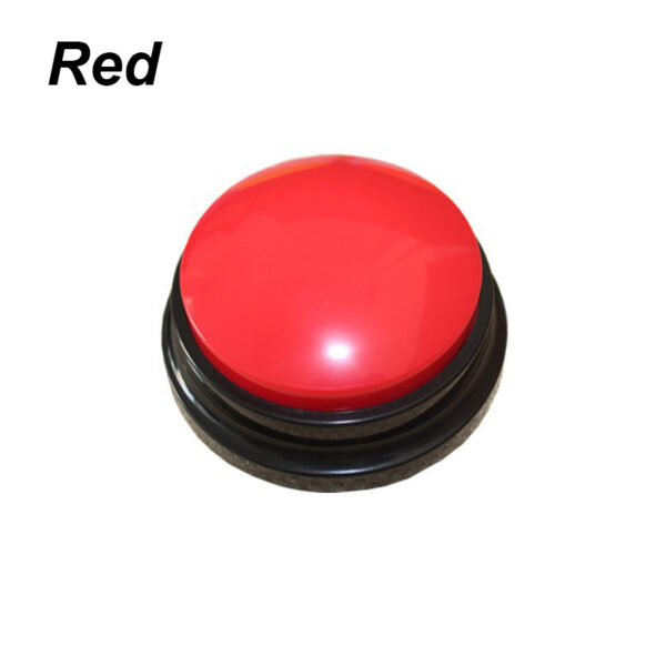 Funny Dog Recordable Pet Toys Travel Talking Starters Pet Speaking Buttons Portable Cute Pet Button Color Voice Recording Button - Image 11