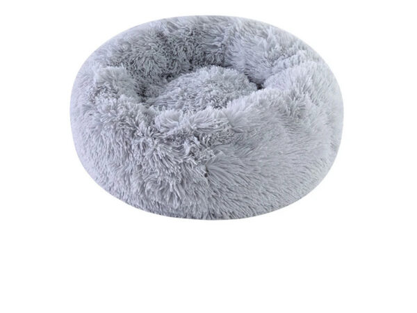 Home Plush Pet Nest Winter Cat Nest Dog Nest Warm Detachable and Washable Round Cat Nest Pet Bed Seasonal Universal Decoration - Image 9