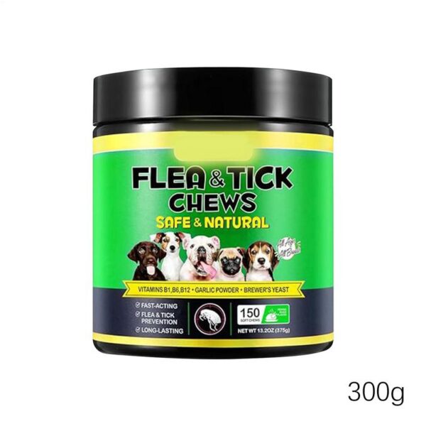 Flea Pills For Dogs Puppy Supplement For Gnat Multifunctional Chewable Quick Facting Flea Prevention Supplement For All Dogs - Image 6