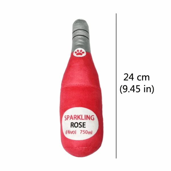 Funny Plush Dog Toys Beer Bottle Shaped Small Large Dogs Squeak Sound Clean Teeth Chew Toy Pets Interactive Playing Supplies - Image 9