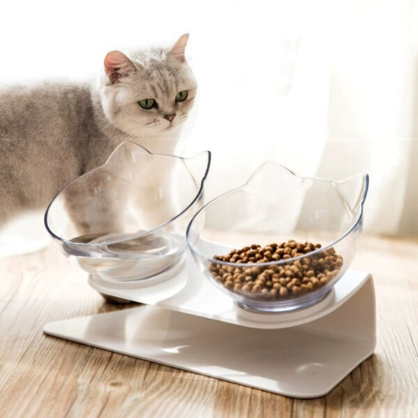Non-Slip Double Cat Bowl Dog Bowl With Stand Pet Feeding Cat Water Bowl For Cats Food Pet Bowls For Dogs Feeder Product Supplies - Image 3