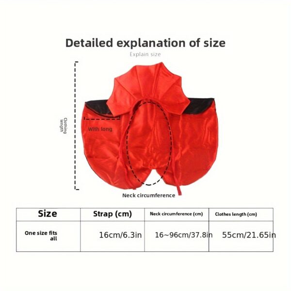 Halloween Pet Cape Cat Cape Pet Funny Cape Holiday Dress Up Transformation Dress Up - Image 6