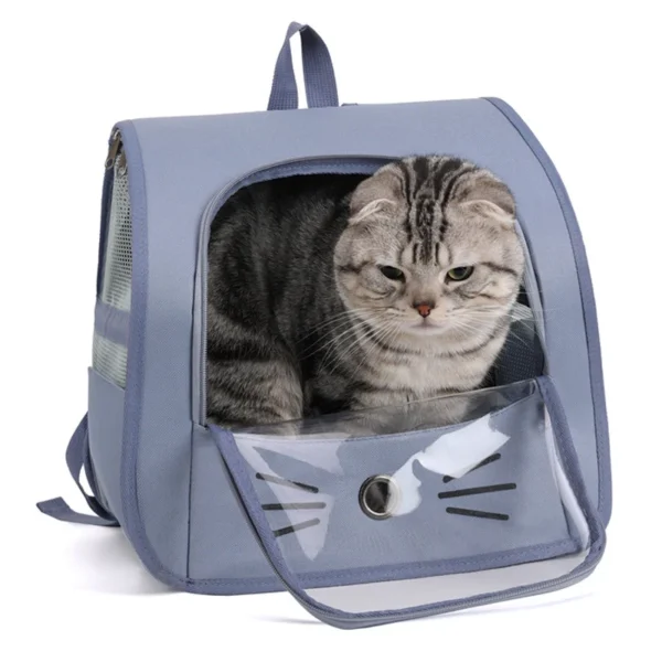 Transparent Pet Supplies Cat Carrier Bag Portable Travel Outdoor Backpack for Cats Small Dogs Breathable Carrying Pet Supplies - Image 6