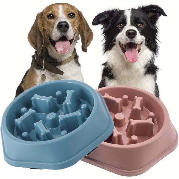 Slow Feeder Dog Bowl Anti-choking Slow Feeding Bowls for Dogs Anti-slip Pet Slow Eat Dishes Puzzle Bowls for Small Medium Dogs - Image 14