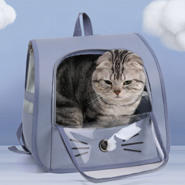 Transparent Pet Supplies Cat Carrier Bag Portable Travel Outdoor Backpack for Cats Small Dogs Breathable Carrying Pet Supplies - Image 4