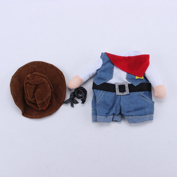 Pet Cat Funny Clothes Cowboy Halloween Cosplay Costume for Small Dog Cats Puppy Creative Novelty Kitten Dress Up Outfits - Image 7