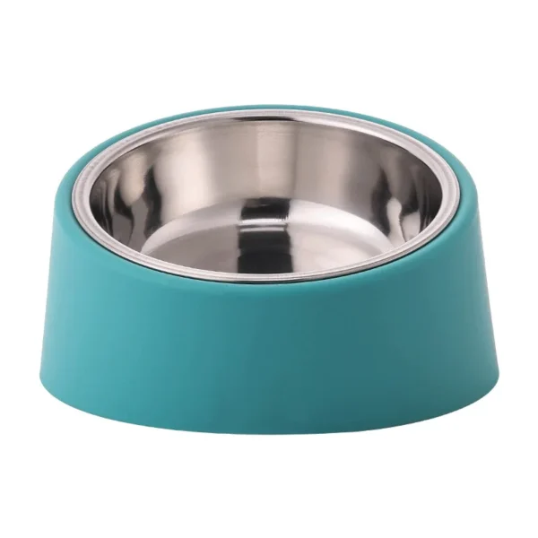 Stainless Steel Cat & Dog Bowl with Non-Slip Angled Base – Spill-Proof Anti-Tip Cat and Dog Feeder Easy Clean Food-Grade Metal - Image 9