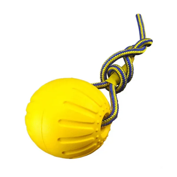 Dog Toy Ball Training Pull Ring Resistant To Biting Grinding Teeth Threading Rope Ball Floating Pet Products Interactive Toy - Image 5