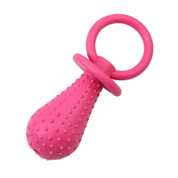 Pet Rubber Pacifier Dog Toy Interactive Rubber Soother Pet Dog Cat Puppy Elasticity Teeth Dog Chew Toys Tooth Cleaning Toy - Image 9