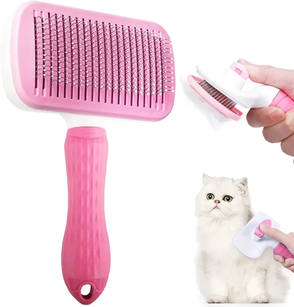 Dog Hair Remover Brush Cat Hair Grooming and Care Comb for Long Hair Dog Pet Removes Hairs Cleaning Bath Brush Pet Supplies - Image 8