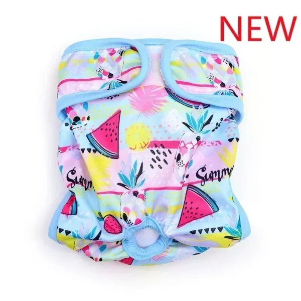 Washable Dog Diapers Physiological Pants Cute Cartoon Print Female Dog Diaper Underwear Dog Sanitary Panties pañales para perros - Image 18