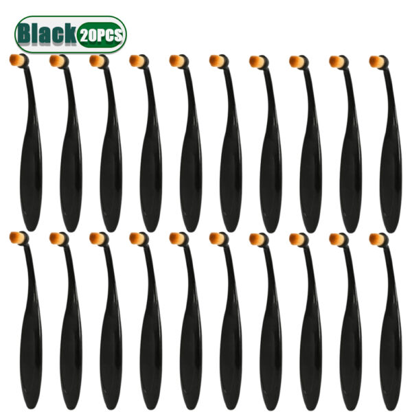 1-20PCS Dog Cat Tear Stain Remover Brush Soft Bristle Eye Cleaning Tool with Powder Applicator for Pet Grooming Hygiene Care - Image 11