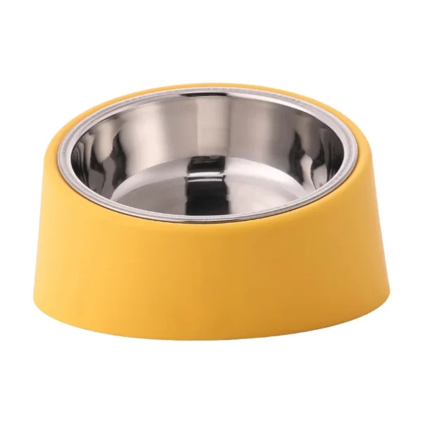 Stainless Steel Cat & Dog Bowl with Non-Slip Angled Base – Spill-Proof Anti-Tip Cat and Dog Feeder Easy Clean Food-Grade Metal - Image 8