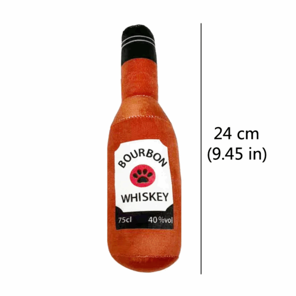Funny Plush Dog Toys Beer Bottle Shaped Small Large Dogs Squeak Sound Clean Teeth Chew Toy Pets Interactive Playing Supplies - Image 5
