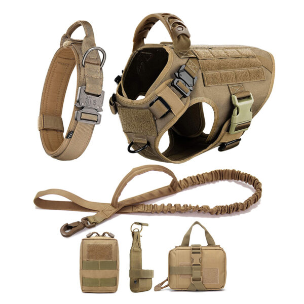 Large Dog Harness And Leash Set Pet German Shepherd Malinois Training Walking Vest Dog Harness And Collar For Medium Large Dogs - Image 19