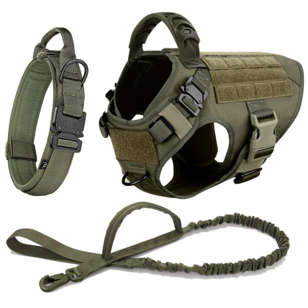Large Dog Harness And Leash Set Pet German Shepherd Malinois Training Walking Vest Dog Harness And Collar For Medium Large Dogs - Image 18