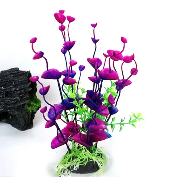 Artificial Plastic Water Plant Grass for Fish Tank Large Aquarium Creature Decoration Flower Ornament Decor Aquatic Accessories - Image 5