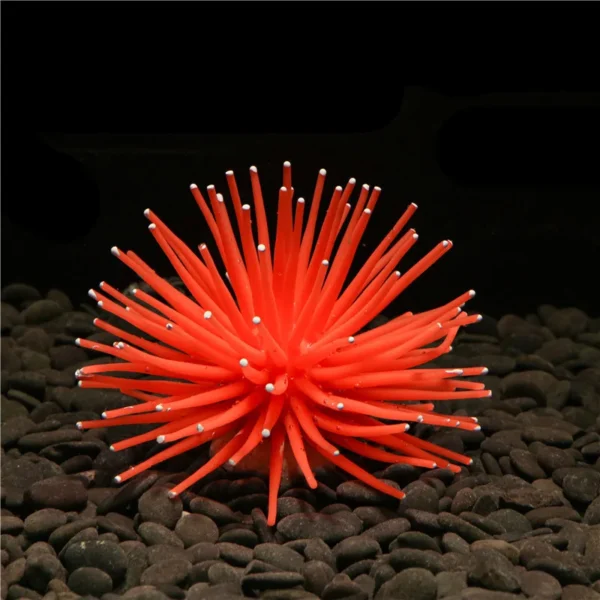 Luminous Simulation Sea Anemone Sea Urchin Silicone Color Coral Plant Aquarium Fish Tank Landscaping Decoration Home Ornaments - Image 9