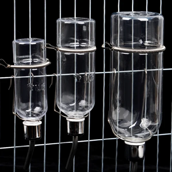 180/350/750ML Plastic Rabbit Drinking Bottle Hamster Cage Water Bottle Dispenser For Bunny Guinea Pig Squirrel Small Pet Feeder - Image 6