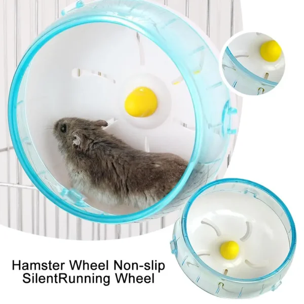 12-21.5cm Hamster Running Disc Toy Silent Small Pet Accessories Wheel Wear-resistant Rotating Waterproof Sports Cage And Ha B6I9 - Image 2