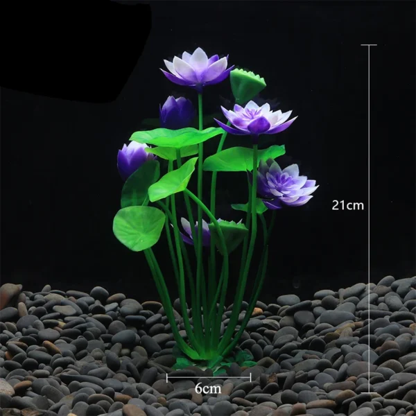 Aquarium Plants Decor Grass Underwater Plastic Artificial Aquatic Plants Ornaments For Fish Tank Aquarium Landscape Decoration - Image 19