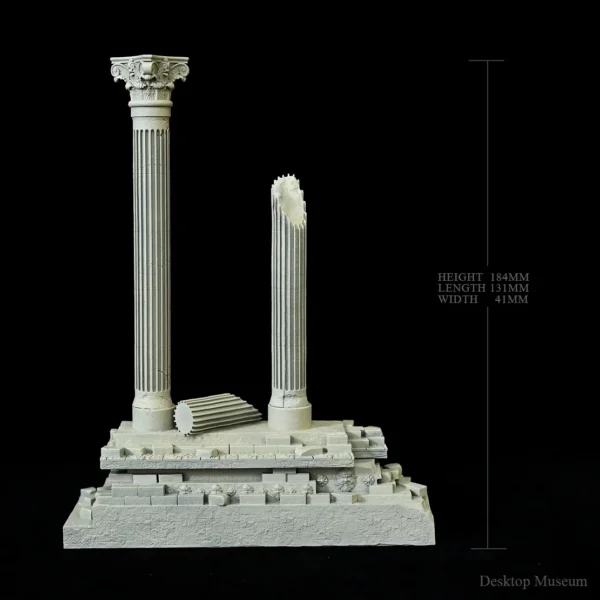 Full height 185mm fish tank water feature Roman column decoration LTCP-407 - Image 9
