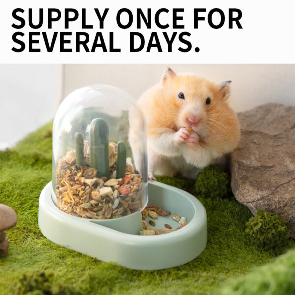 Automatic Feeder for Guinea Pig, Food Dispenser, Food Bowl, Pet Rabbit, Hedgehog,Squirrel Feeding Utensils,Small Pet Accessories - Image 2
