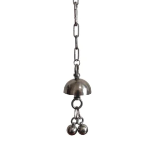 Stainless Steel Parrot Bell Heavy Duty Bird Cage Toys Bird Cage Hang Bite Toy Cage Display Pendant Bird Toys For Large