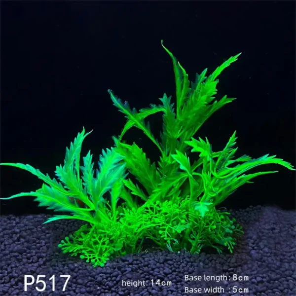 Aquarium Plants Decor Grass Underwater Plastic Artificial Aquatic Plants Ornaments For Fish Tank Aquarium Landscape Decoration - Image 26