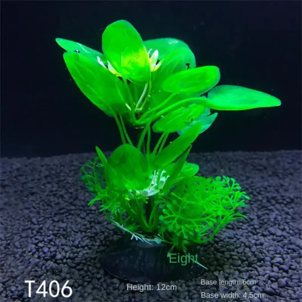Aquarium Plants Decor Grass Underwater Plastic Artificial Aquatic Plants Ornaments For Fish Tank Aquarium Landscape Decoration - Image 15