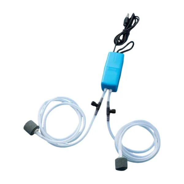 Fish Tank Aerator USB Aquarium Oxygen Air Pump Fish Tank Silent Air Compressor Aerator Portable Fish Tank Accessories - Image 2