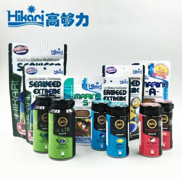Hikari Marine Saltwater Aquarium Fish Food Vegetarian Herbivore Carnivore Seedweed Extreme - Image 2